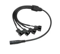 Kaeltsyn Cavo sdoppiatore di alimentazione flessibile per case del computer, 37 cm, con design anti trazione per configurazioni multiple PC Link Wire