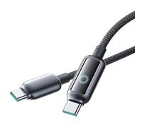 Kaeltsyn Cavo USB C con molteplici Protezioni, Black TYPEC TYPEC | Ricarica rapida PD100W con algoritmo intelligente per la protezione della batteria e maggiore durata dei
