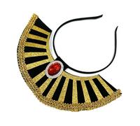 Kaeltsyn Cerchietto per capelli alla moda Cleopatra con dettagli dorati per feste a tema e regali a tema, accessori per costumi di Halloween