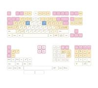 Kaeltsyn Collezione completa di 148 keycap con una bella combinazione di colori Candy per tastiere meccaniche keycaps color caramella