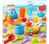 Kaeltsyn Collezione Creative Beach Play Strumenti per la Sabbia in ABS, tra Cui Secchio, Pala e Stampo, Bambole Sabbia per Bambini all ' Aperto
