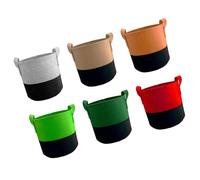 Kaeltsyn Confezione da 6 sacchetti per piantare in tessuto non tessuto migliorano lo sviluppo delle radici, ideali per balcone, giardino, cortile, ha bisogno di sacchetti riciclabili per piantare