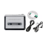 Kaeltsyn Convertitore MP3 Lettore a nastro digitale converte convertitore USB con porta da 3,5 mm per computer portatili Lettore di cassette portatile