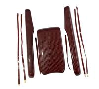 Kaeltsyn Copertura del bracciolo della fibra dell'ABS per i modelli della berlina 2016-2022 facile installa la fibra di carbonio del bracciolo civile