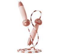 Kaeltsyn Corda per saltare con perline, regolabile, segmentata, per donne e bambini, per mantenersi in forma, allenamento e perdita di peso, per principianti