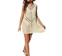 Kaeltsyn Costume da bagno da donna copricostume da bagno senza maniche abito da spiaggia scavato scialle vacanze bikini scavato costume da bagno up per le donne