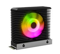 Kaeltsyn Dissipatore Calore SSD in Alluminio Dispositivo Raffreddamento NVME M.2 2280 Radiatore con unità a Stato Solido Dissipatore Calore passivo ARGB 12V 4 Pin Radiatore Argb Ssd Dissipatore