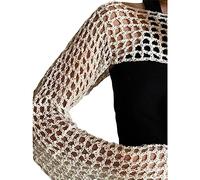 Kaeltsyn Donne Bikini Cover Pullover Crop Top Hollow Out Crochet Manica Lunga Mesh Beachwear Down Sleep Costumi da bagno Beachwear Camicia Costume da bagno ups Bikini Costume da bagno Pullover Hollow