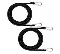 Kaeltsyn Elastico galleggiante Pad Tie Down Rope con gancio in alluminio per ormeggio sicuro su lago fiumi oceani Quick Install Water Pad Fastener