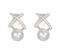 Kaeltsyn Eleganti orecchini a clip con perle per Freeclip 1 2 cuffie a clip con accento alla moda in misto pietra