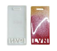 Kaeltsyn Etichetta robusta del nome del silicone per i distintivi del pass del lavoro dello studente che fabbricano nel colore bianco