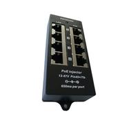 Kaeltsyn Facile da installare, lo splitter POE a 4 porte elimina il cablaggio extra per telecamere e punti di accesso in ambienti aziendali e sistemi di telecamere di sicurezza e telefoni VoIP