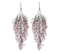 Kaeltsyn Felci artificiali Willow Vine Pianta da appendere per la decorazione della stanza interna Realistico Felci Ivies Ornamento Faux Twiner Climbers Muro Deck