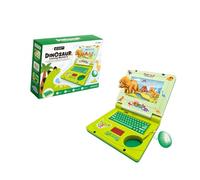 Kaeltsyn Fingere Computer Portatile per utenti Junior, Dinosaur | Pannello dei pulsanti, con cavo, divertimento nella sala giochi per l ' apprendimento domestico