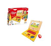 Kaeltsyn Fingere Computer Portatile per utenti Junior, Yellow | Pannello dei pulsanti, con cavo, divertimento nella sala giochi per l ' apprendimento domestico