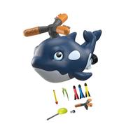 Kaeltsyn Funzionalità interattiva Schizzi Balene e Set Giochi a proiettili alimentati a Piedi per Giochi in Piscina per Bambini Giocattolo per attività all ' Aperto per Genitori e Figli
