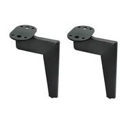 Kaeltsyn Gambe per mobili in metallo con gambe per divani multiuso a forma 7" con selezione tripla altezza, perfette per vari tipi gambe per mobili in metallo