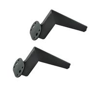 Kaeltsyn Gambe per mobili in metallo con gambe per divani multiuso a forma 7" con selezione tripla altezza, perfette per vari tipi gambe per mobili in metallo