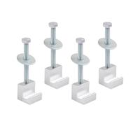 Kaeltsyn Generale Set di montaggio in alluminio per camion crossover con gancio a J Trail Camping Gear Planner per installazione sicura Pickup Cargo Management