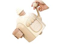 Kaeltsyn Giocattolo da Bagno per Bambini, creatore Modellato per Gelato partecipativo, per Bambini Semplice Pressione della Maniglia, Azione, sostanza Permanente, Giocattolo trasportabile