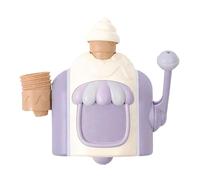 Kaeltsyn Giocattolo da Bagno per Bambini, creatore Modellato per Gelato partecipativo, per Bambini Semplice Pressione della Maniglia, Azione, sostanza Permanente, Giocattolo trasportabile