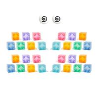 Kaeltsyn Giocattolo per attività Indoor calmo per età, Cube, A | Gioco costruzione forme magnetiche con pratica creativa, momenti da tavolo condivisi