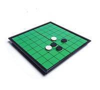 Kaeltsyn Gioco pieghevole Go Game, 24 cm Reversi Othello Travel Board Educational Strategy Games Tool per adulti Pezzi Othello Chess Pieghevole Go Game Set