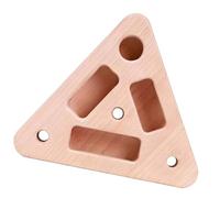 Kaeltsyn Hangboard da Arrampicata per Interni Durevolezza Hangboard in Legno bosso Tastiera Portatile per Uso Interno Esterno Legno Lavorato