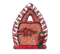 Kaeltsyn Incantevoli decorazioni da giardino statuette in legno per esterni cancello cortile scultura cortili miniature statue ornamenti decorazioni per porte Enhancer