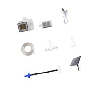 Kaeltsyn Irrigazione a goccia programmabile con pannello solare, impostazioni regolabili per piante d'appartamento domestiche irrigazione a goccia per vasi