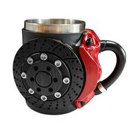 Kaeltsyn Le tazze creative design delle pastiglie dei freni in resina sono dotate robuste tazze interne in acciaio antiruggine per bevande calde, tazze regalo automobilistiche
