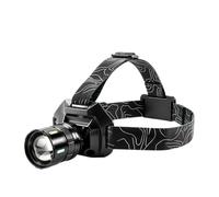 Kaeltsyn Luce Frontale Ricaricabile con Copertura ravvicinata a | Faro allerta posteriore, ingresso tipo C, copricapo elastico, display batteria per speleologia, escursionismo