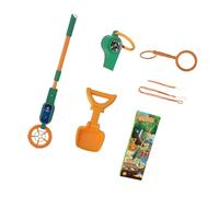 Kaeltsyn Metal Detector per Bambini con Allarme sonoro, Metal Detector | Costruzione in plastica con avviso sonoro per avventure all ' aperta, gioco interattivo caccia tesoro
