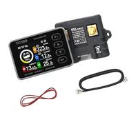 Kaeltsyn Misuratore preciso di Coulomb dello schermo a colori per la batteria con tensione Corrente di potenza e capacità Contatore di circuito per batteria