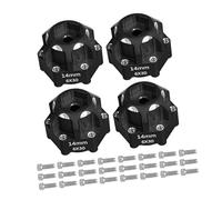 Kaeltsyn Montaggio rapido dei supporti della ruota Heavy Duty Car Mozzi Set per 1/10 Scala Telecomando Auto in 12mm & 14mm Opzioni Permanente Miscela Distanziale