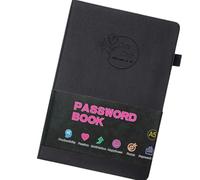 Kaeltsyn Organizer con blocco password multifunzionale, libro per la raccolta informazioni sugli indirizzi del taccuino, per viaggi studenti d ' affari, chiusura quotidiana