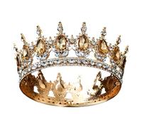 Kaeltsyn Ornamento per capelli alla moda con 8 corone di occhio che combina eleganza e comfort, gioielli tradizionali per capelli da principessa, elegante per occasioni formali, Misura unica, come