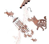 Kaeltsyn Pedaggio permanente del vento in ferro da 86 cm, produce musica piacevole per uso esterno, migliora il riposo e la concentrazione, rilassa il pedaggio del vento