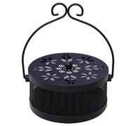 Kaeltsyn Porta incenso a spirale, con manico e coperchio, per bruciatori di incenso da viaggio