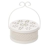 Kaeltsyn Porta incenso a spirale, con manico e coperchio, per bruciatori di incenso da viaggio