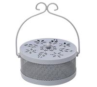 Kaeltsyn Porta incenso a spirale, con manico e coperchio, per bruciatori di incenso da viaggio