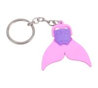 Kaeltsyn Portachiavi in elastomero flessibile con ciondolo misto piano incoraggiato dal mare per sport subacquei impermeabile viaggio amichevole nuoto aggiunta impermeabile elastomero nuoto