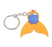 Kaeltsyn Portachiavi in elastomero flessibile con ciondolo misto piano incoraggiato dal mare per sport subacquei impermeabile viaggio amichevole nuoto aggiunta impermeabile elastomero nuoto
