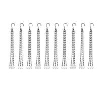 Kaeltsyn RattansHanging Basket Flower Pot Chain Hydroponic Plant GrowsTool Home Garden Decorazioni con 3 Ganci Ornamento Outdoor e Indoor Plant Hanger Catena Appeso per Apparecchi di Illuminazione per