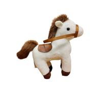 Kaeltsyn Realistico Ciondolo a Forma Cavallo in Peluche, Portachiavi, Giocattolo per Borsa, Zaino, Decorazione, Ornamento da Appendere, Regalo per Festival per Bambini, Peluche per Bambini
