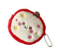 Kaeltsyn Sacchetti portatili di stoccaggio della frutta della peluche per le chiavi della moneta Accessori compreso il cordino Organizzatori della borsa portatile Organizzatori di monete