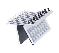 Kaeltsyn Scacchi compatti 17, 5x12x3, 5 cm Stili Piegatura del Libro Facile da trasportare Gioco da Viaggio Promuove l ' intrattenimento Apprendimento Interazione Stili Libro innovativi Set Scacchi