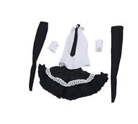 Kaeltsyn Set Abiti da Scuola alla per Bambole 1/6, Include Top con Spalle Scoperte e Gonna a Pieghe Abito da Bambola alla Clear Desire