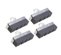 Kaeltsyn Set di 2 paia di cuscinetti per freno a V per bicicletta, set da montagna per ruota anteriore e posteriore porta scarpe