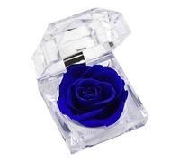 Kaeltsyn Soluzione di stoccaggio dei gioielli delle rose conservate dell'ABS per i consumatori che cercano l'esposizione pratica ed estetica dei fiori secchi dell'organizzazione, Misura unica, come